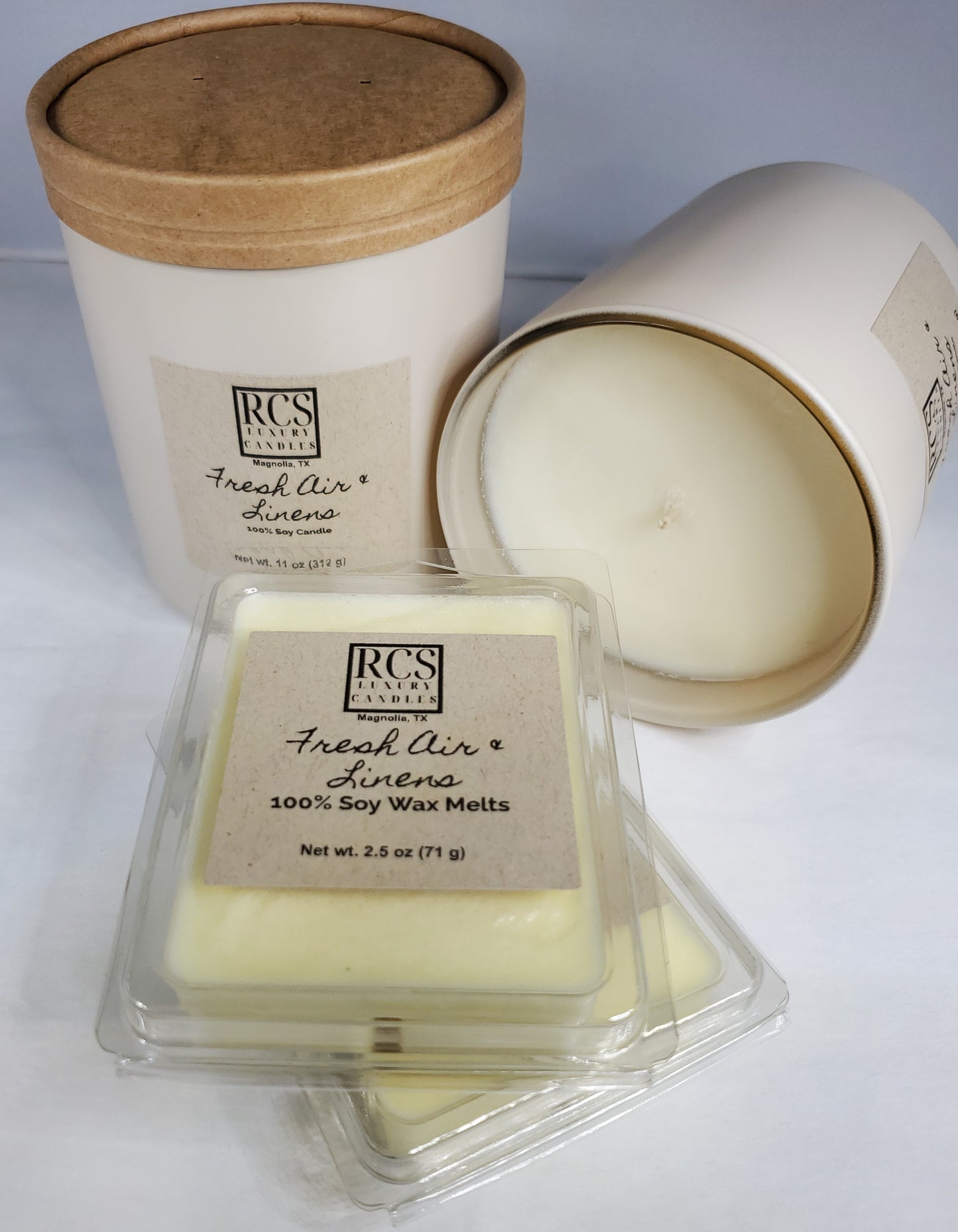 Fresh Air & Linens Soy Candle