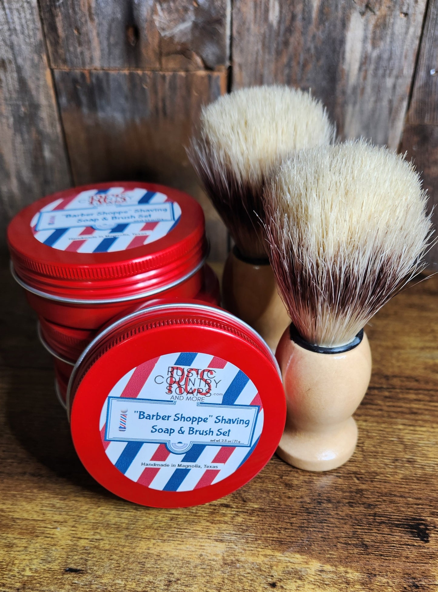 Barber Shoppe Shave Soap w/Brush - Good Stuff for the Scruff