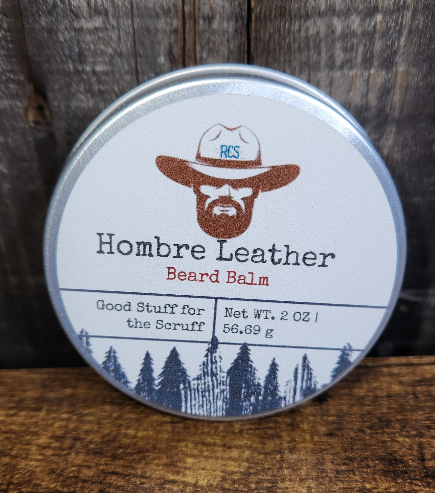 Hombre Leather – Beard Balm - Good Stuff for the Scruff