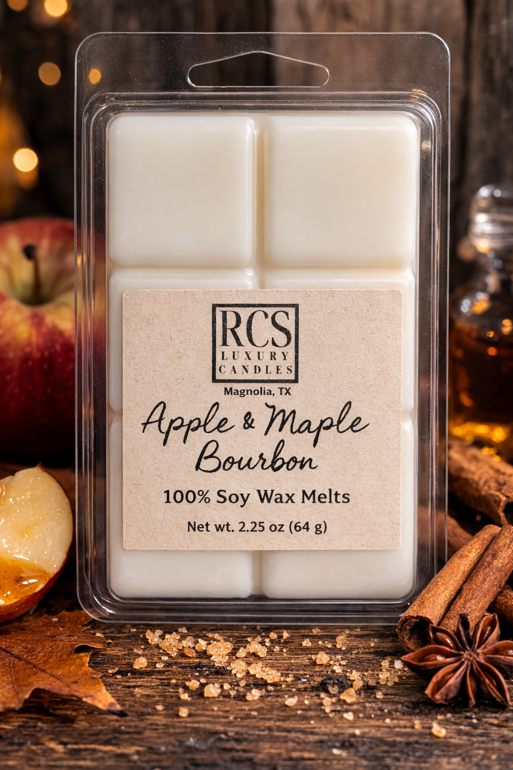 Apple & Maple Bourbon Wax Melts