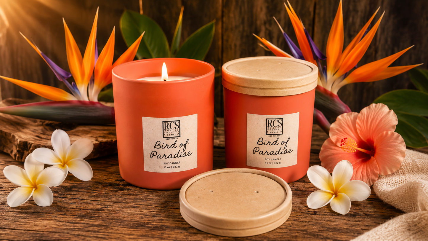 Bird of Paradise Soy Candle