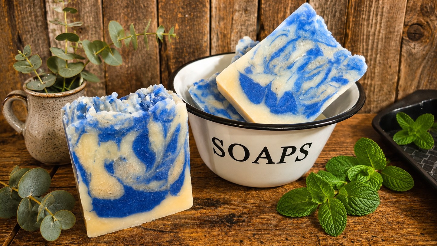 CAMBRIAN MOON Bar Soap - with eucalyptus & peppermint