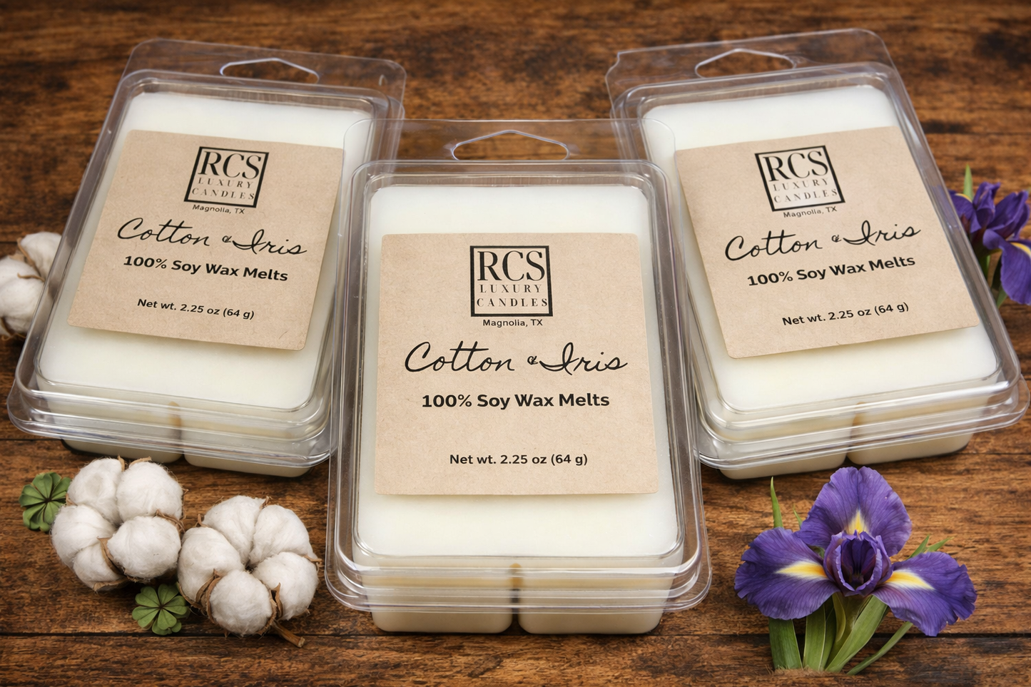 Cotton & Iris Wax Melts
