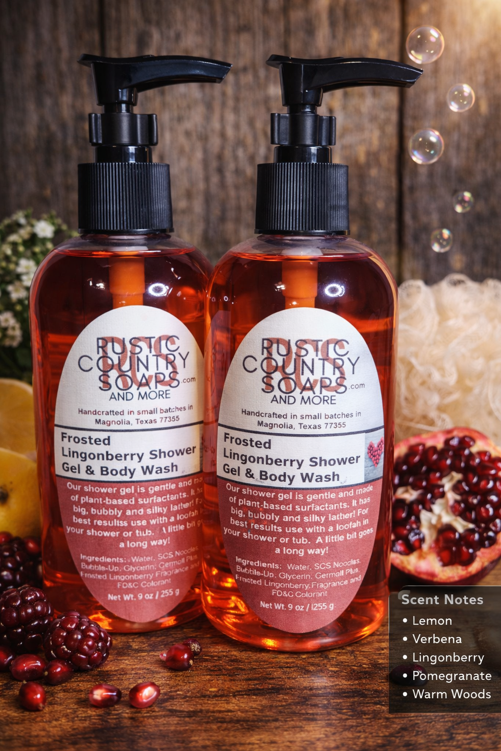 Frosted Lingonberry Shower Gel • Body Wash • Hand Soap
