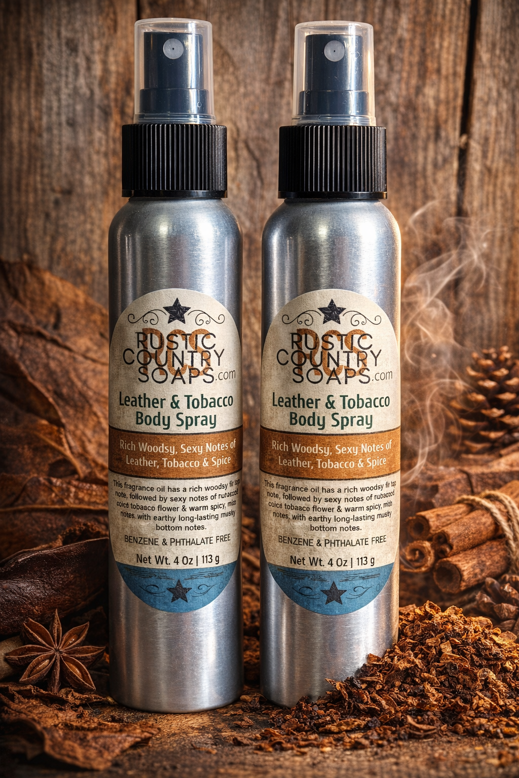 Leather & Tobacco Flower Body Spray