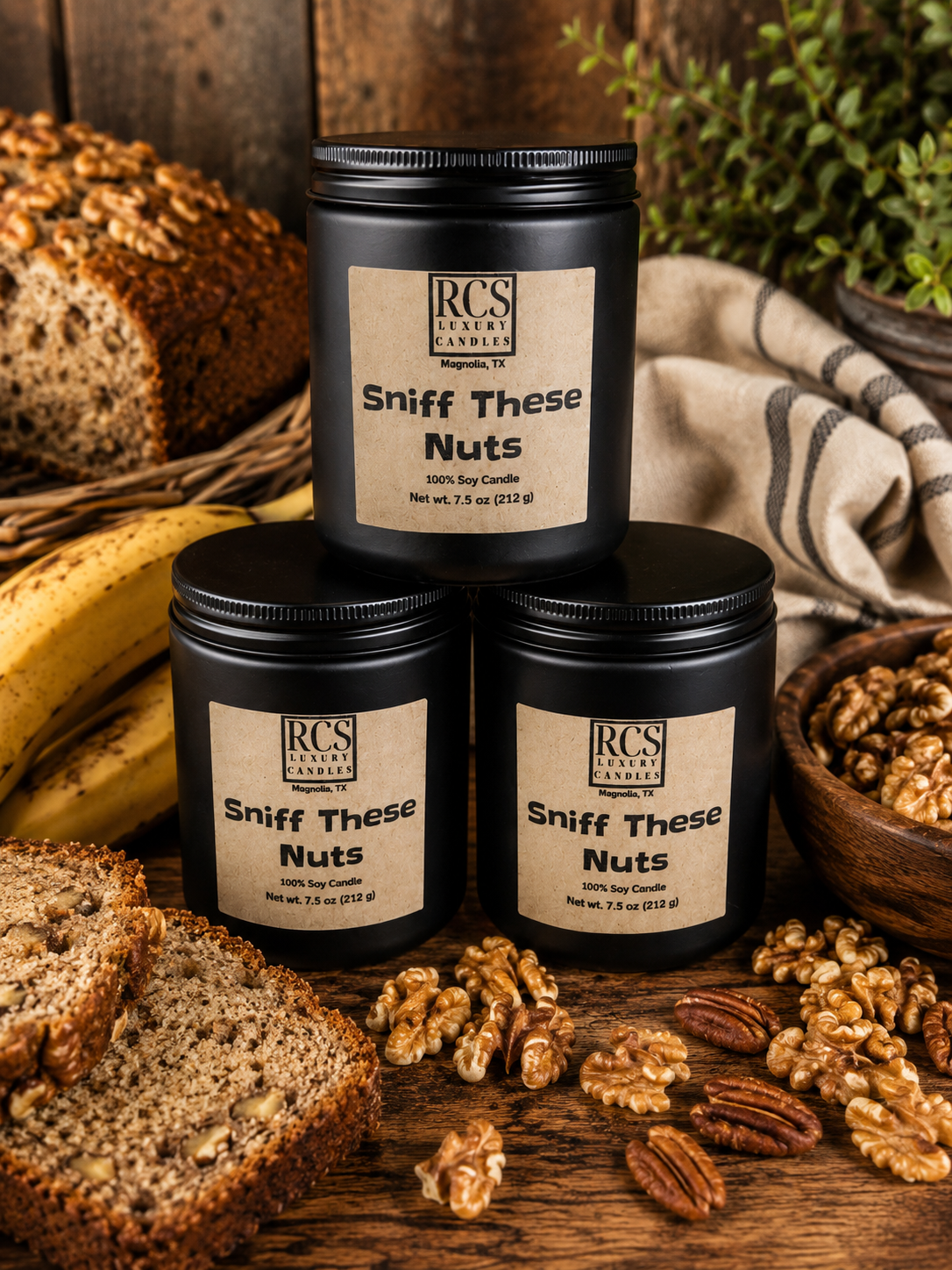 Sniff These Nuts Soy Candle