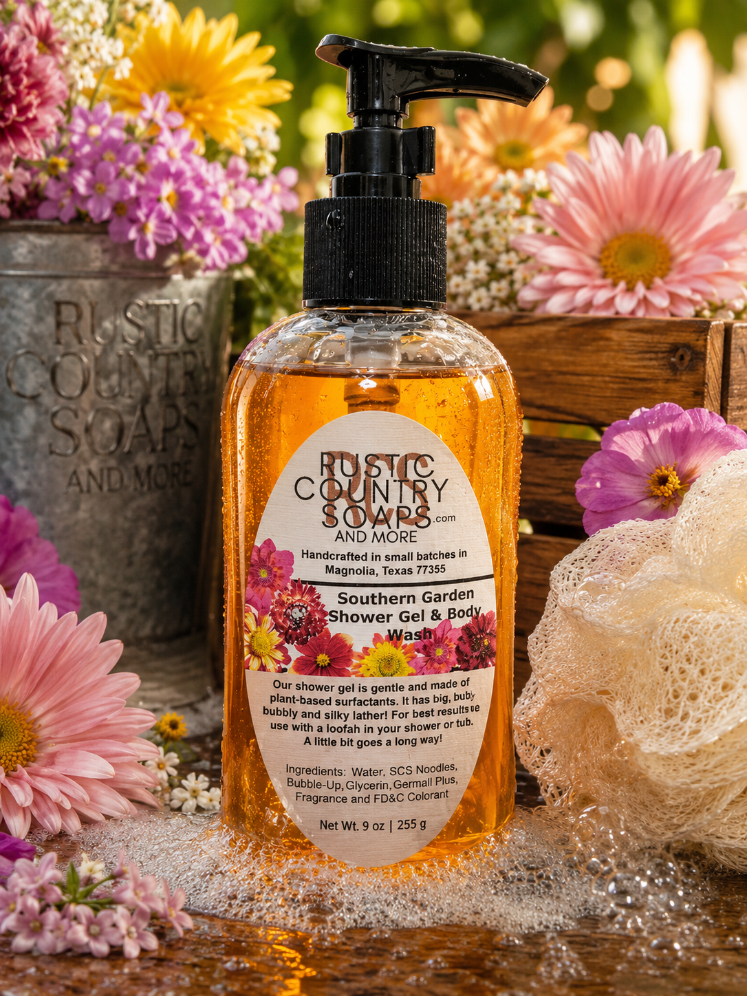 Southern Garden Shower Gel • Body Wash • Hand Soap