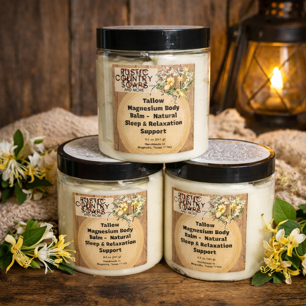 Tallow Magnesium Balm Natural Sleep & Relaxation Support