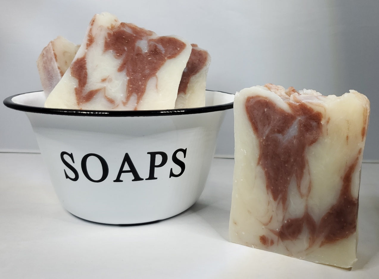 SIMPLE Bar Soap - with hibiscus powder unscented