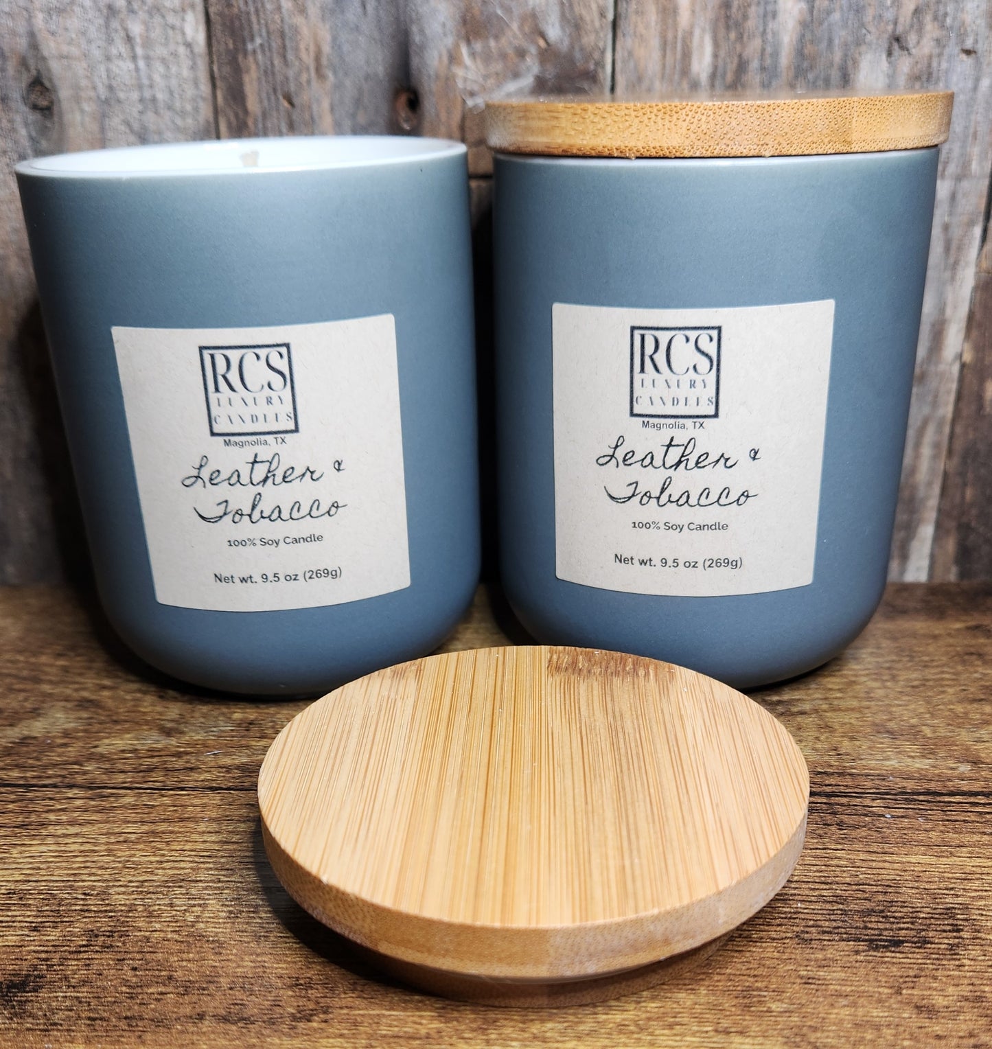 Leather & Tobacco Soy Candle