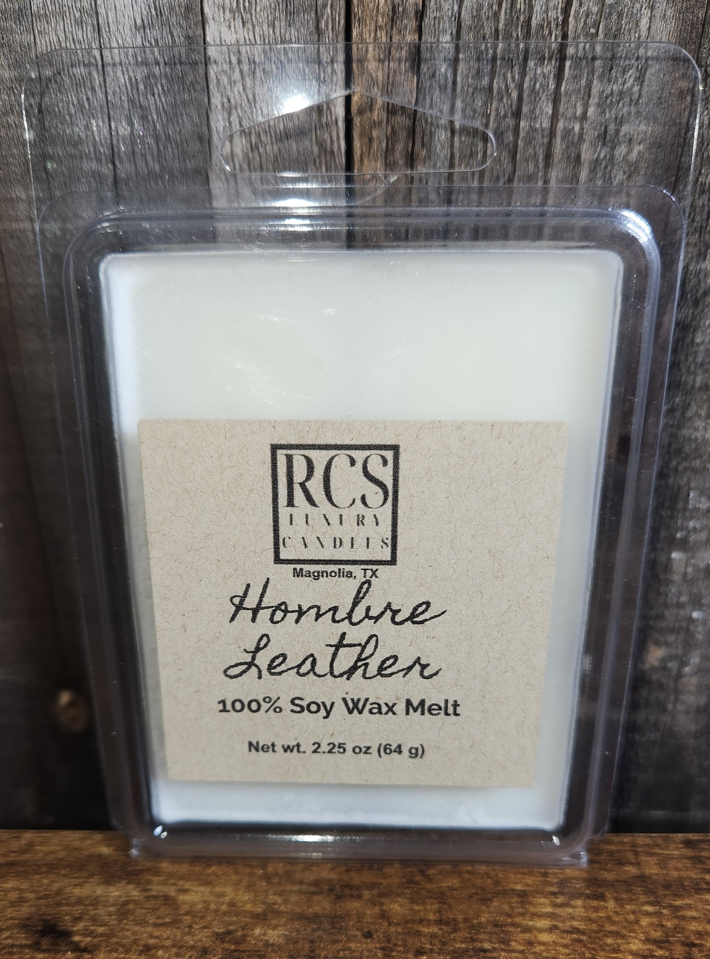 Hombre Leather Wax Melts