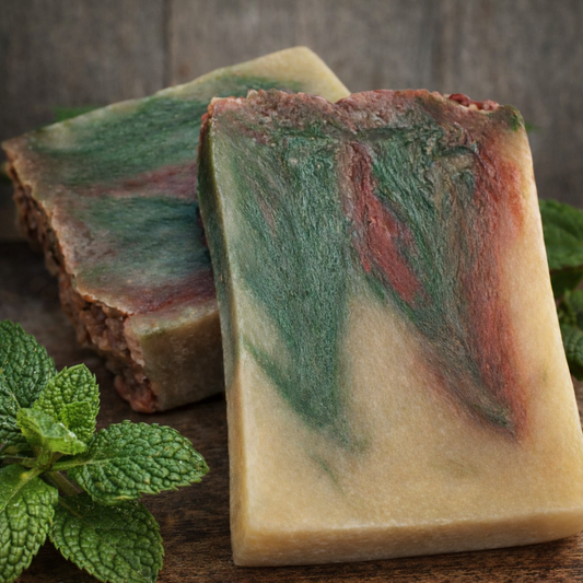 AKASHA MINT Bar Soap -100% coconut oil