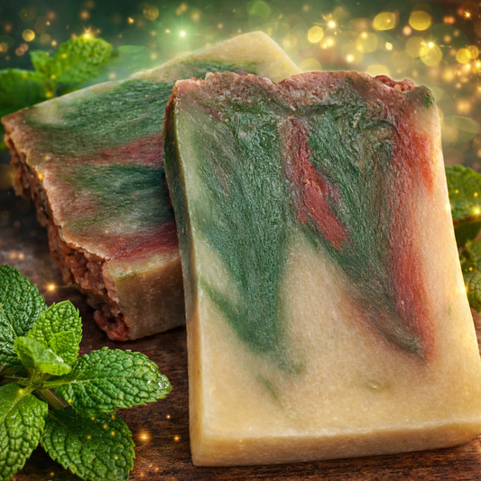 AKASHA MINT Bar Soap - 100% coconut oil