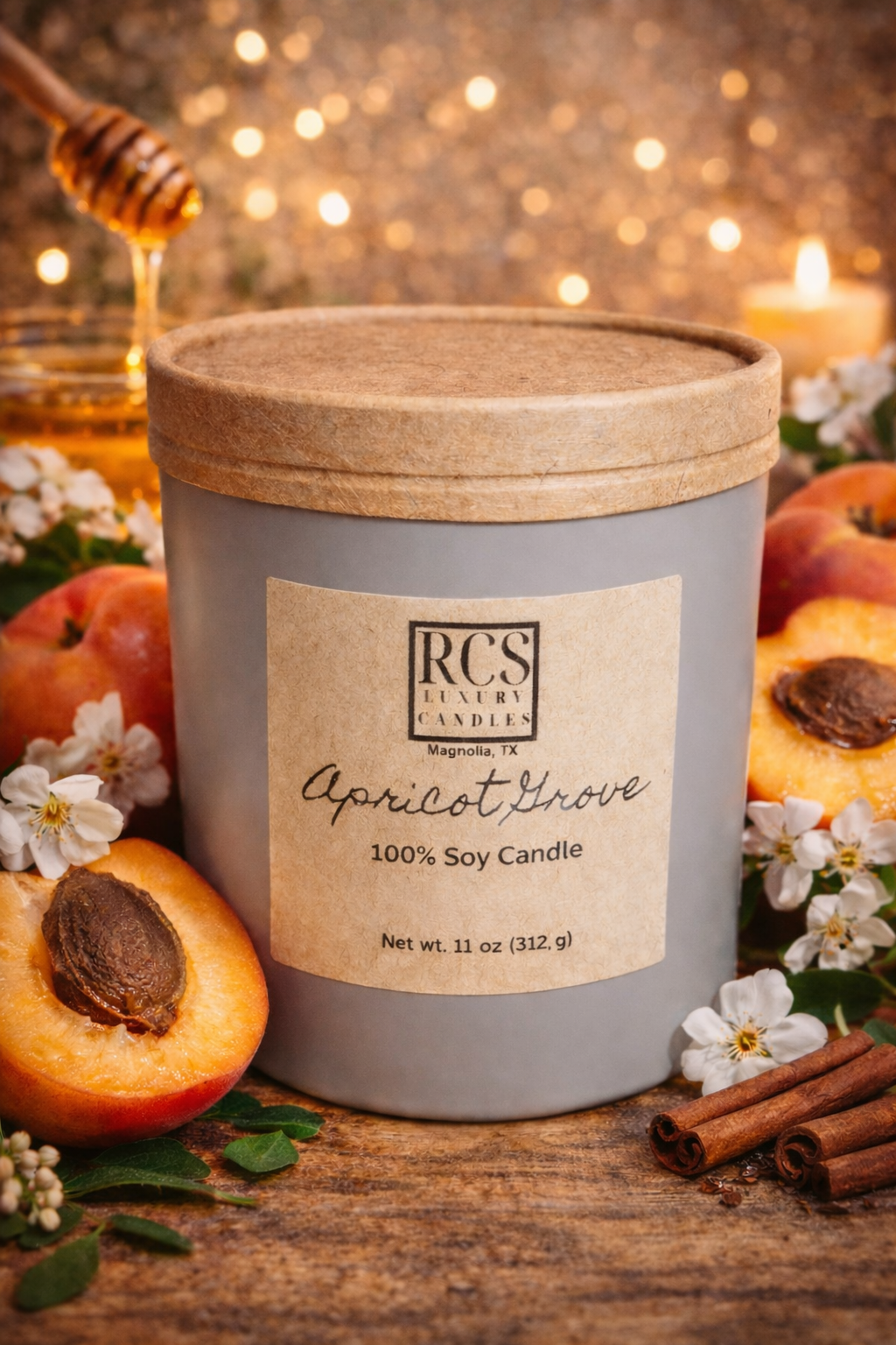 Apricot Grove Soy Candle