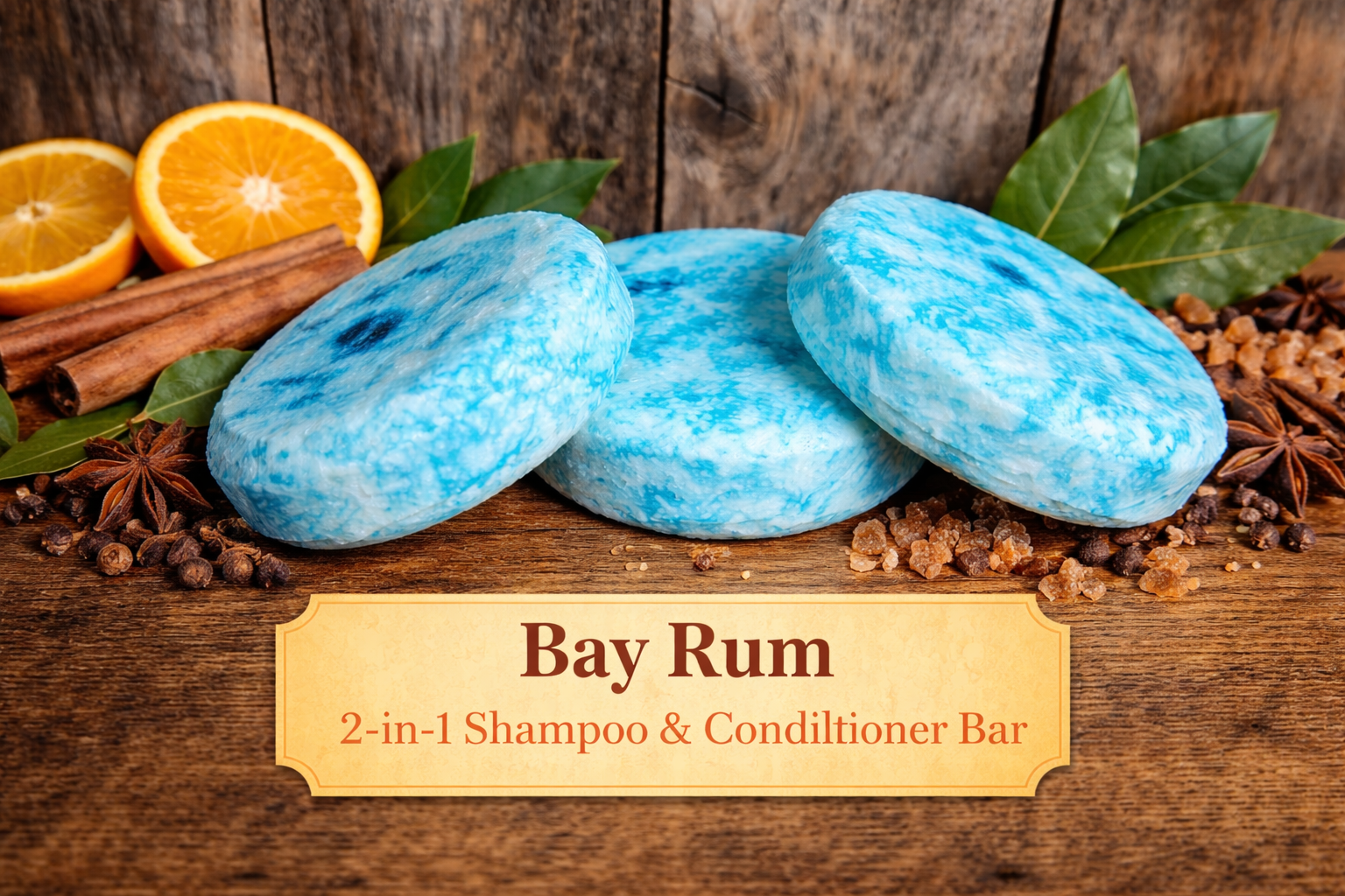 Bay Rum 2 in 1 ShampooConditioner Bar