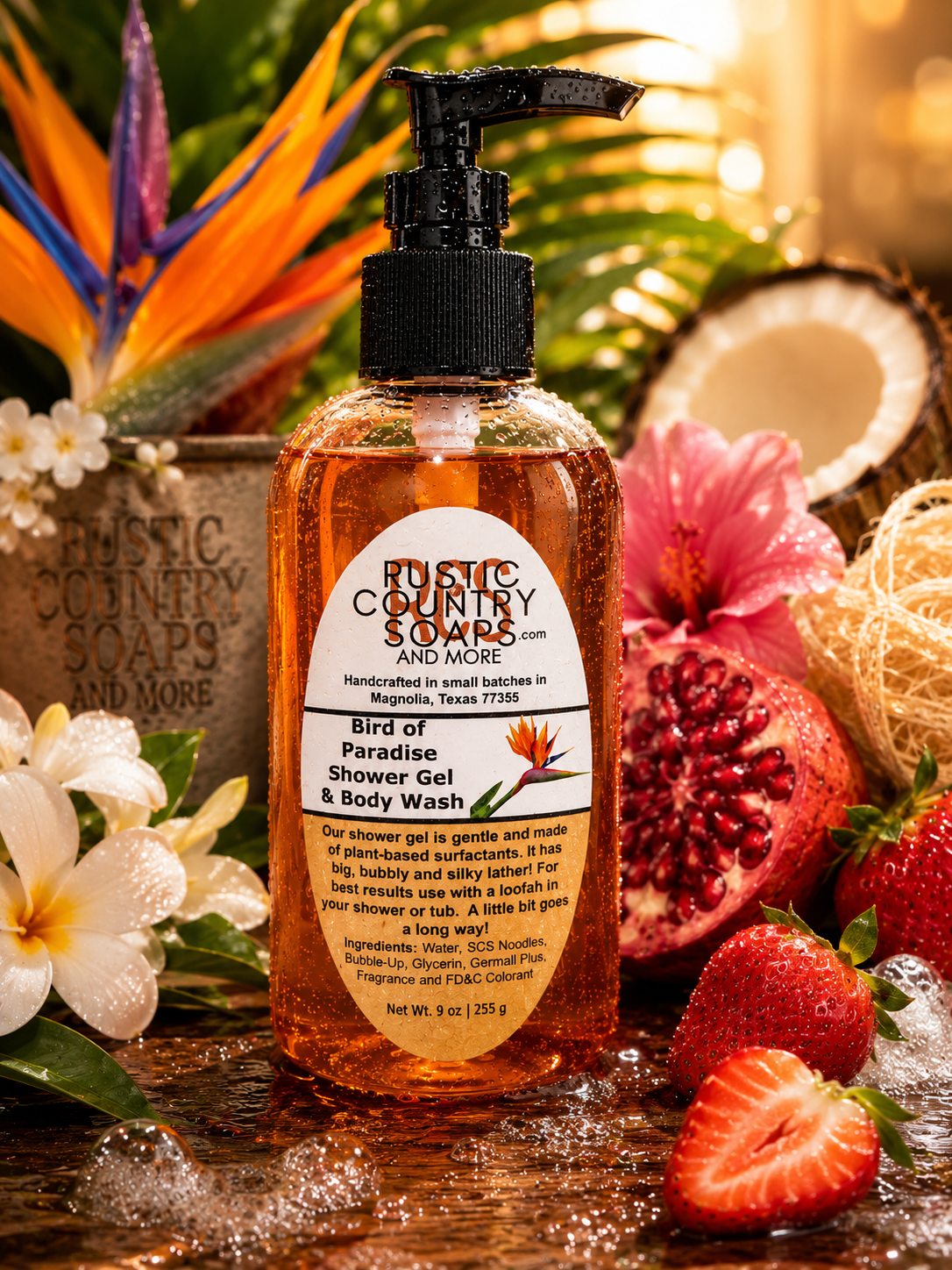Bird of Paradise Shower Gel • Body Wash • Hand Soap