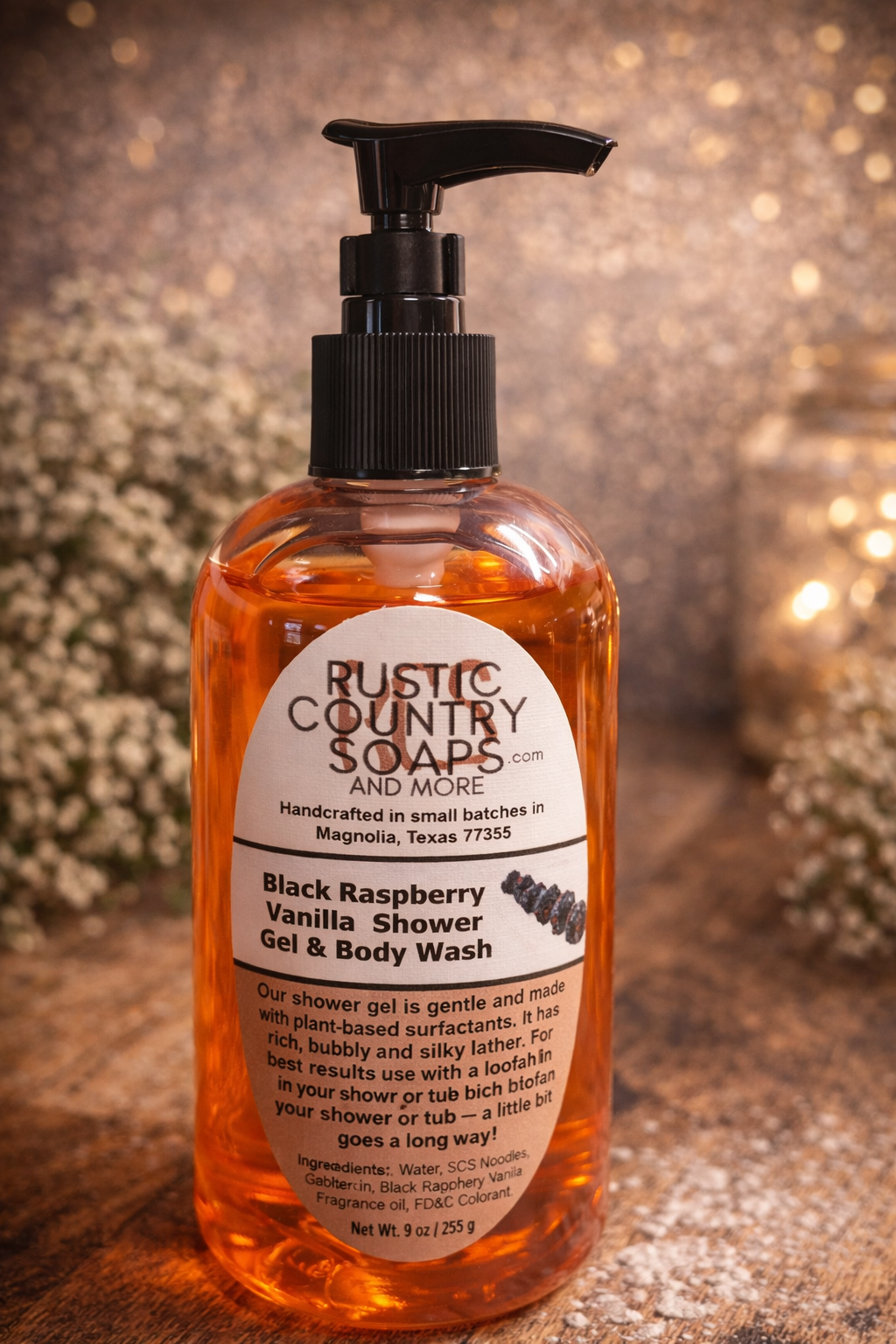 Black Raspberry Vanilla Shower Gel 