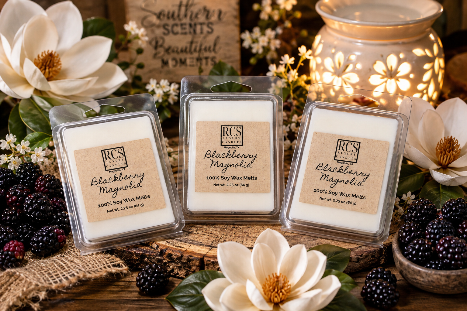 Blackberry Magnolia Wax Melts