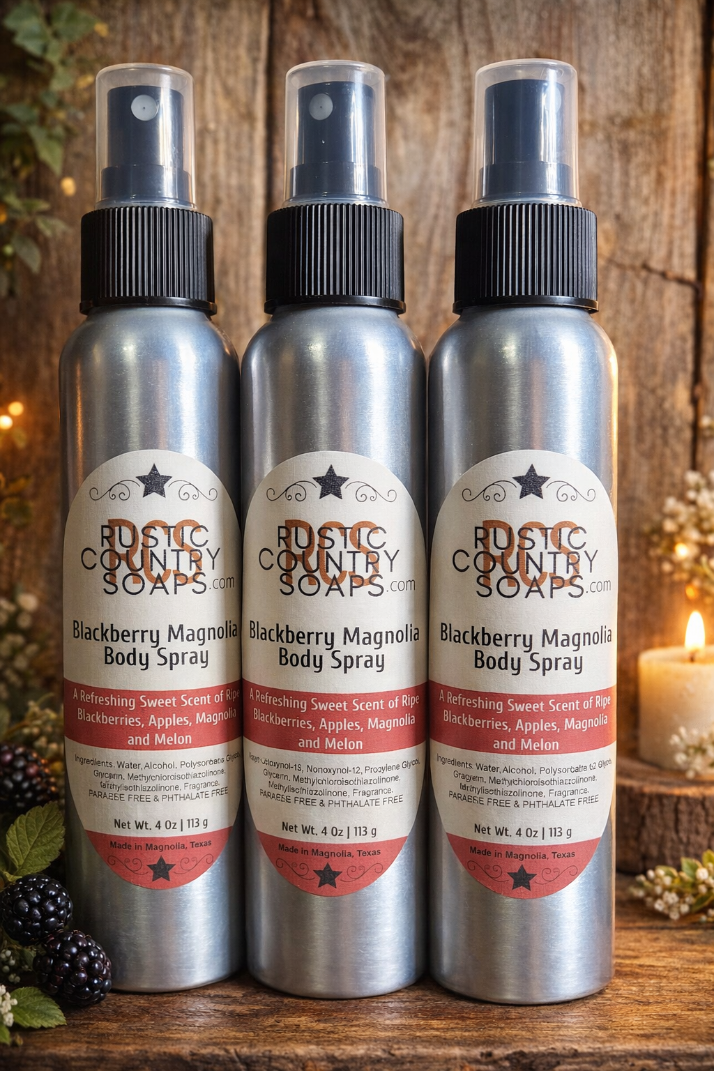 Blackberry Magnolia Body Spray