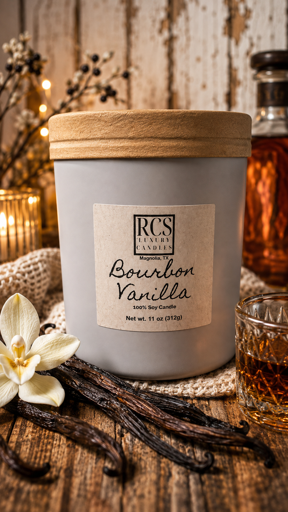 Bourbon Vanilla Soy Candle