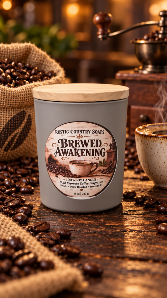 Brewed Awakening Coffee Soy Candle 8 oz
