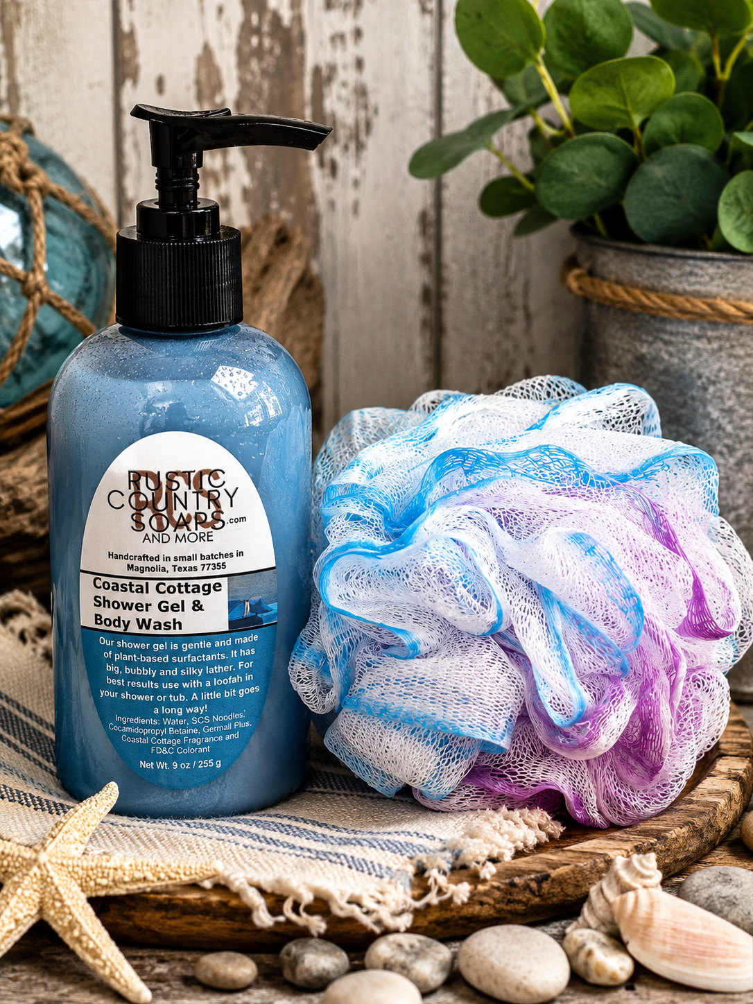 Coastal Cottage Shower Gel • Body Wash • Hand Soap