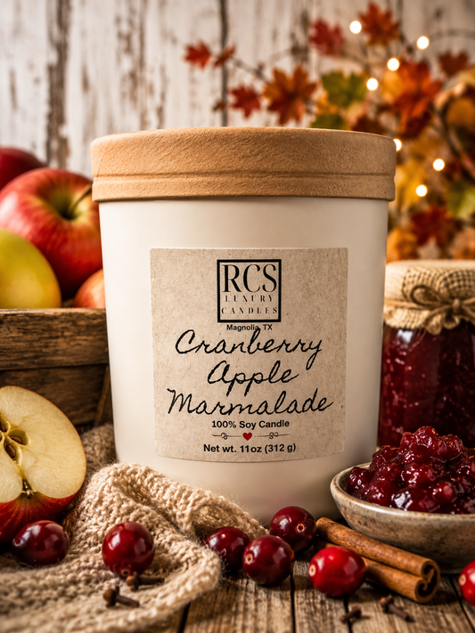 Cranberry Apple Marmalade Soy Candle