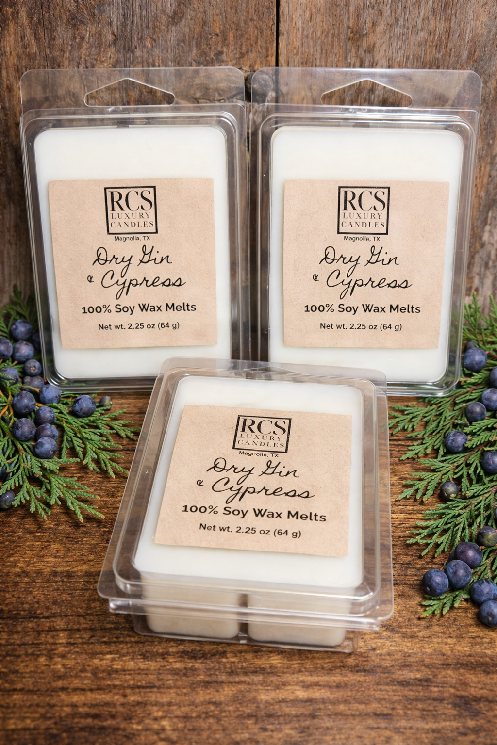 Dry Gin & Cypress Wax Melts