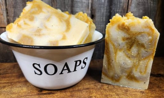 ESSENTIAL Bar Soap  - with patchouli, orange & patchouli leaves