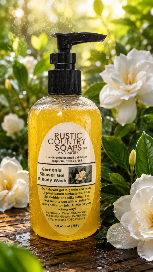 Gardenia Shower Gel • Body Wash • Hand Soap