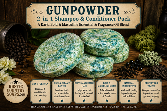 Gunpowder 2 in 1 ShampooConditioner Bar