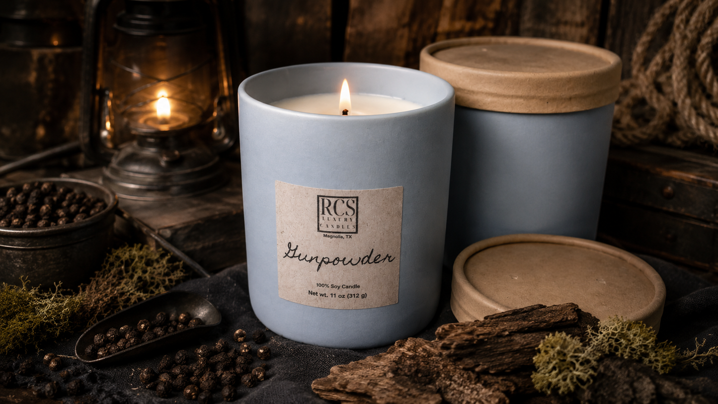 Gunpowder Soy Candle