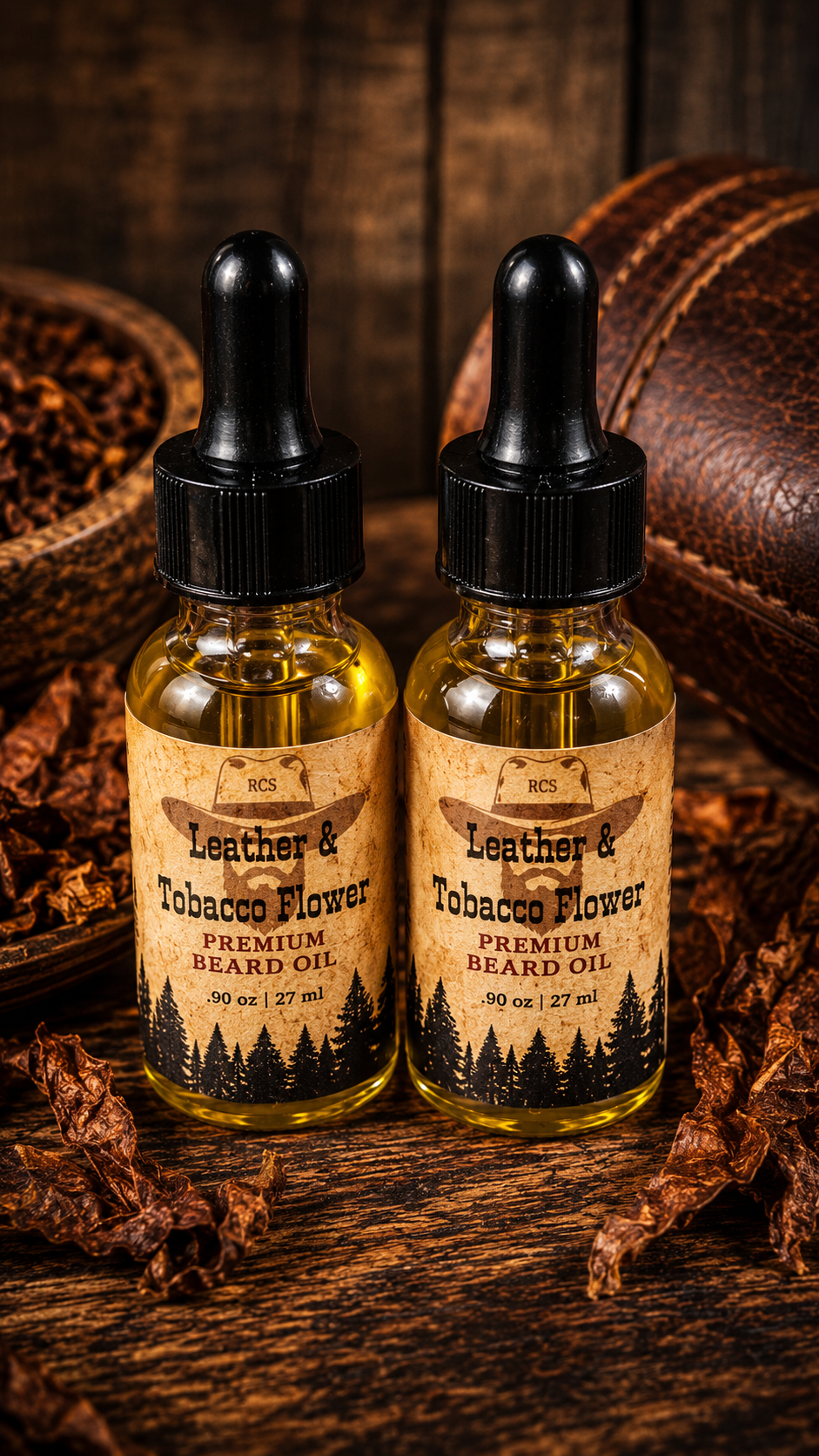 Leather & Tobacco Flower – Beard Oil