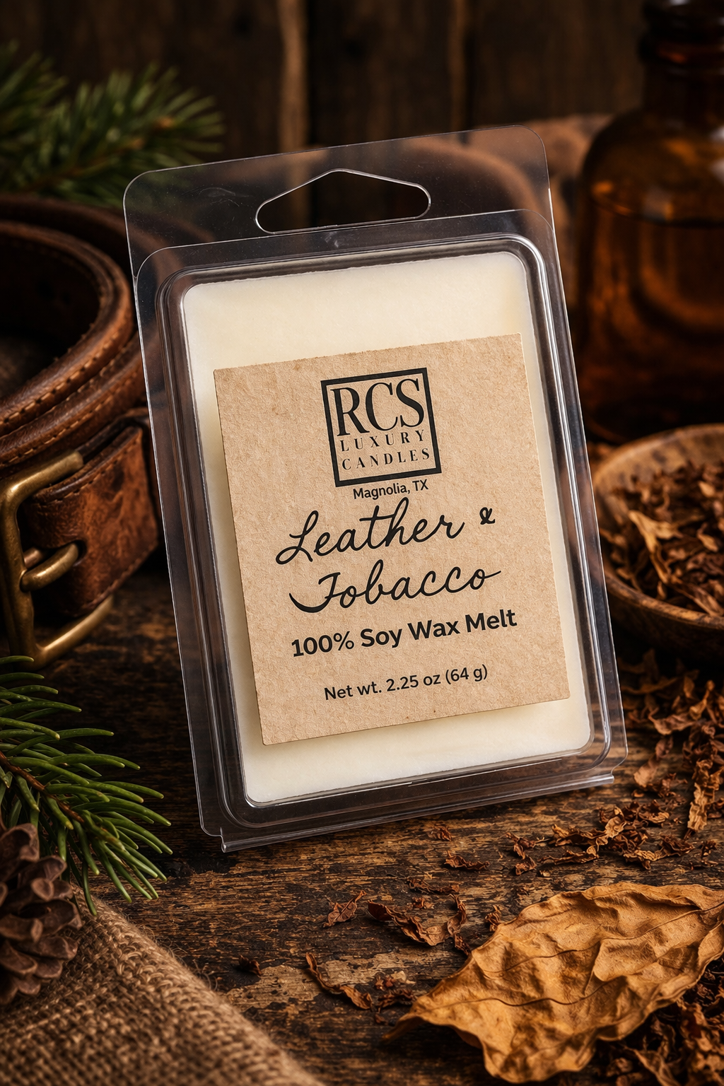 Leather & Tobacco Wax Melts