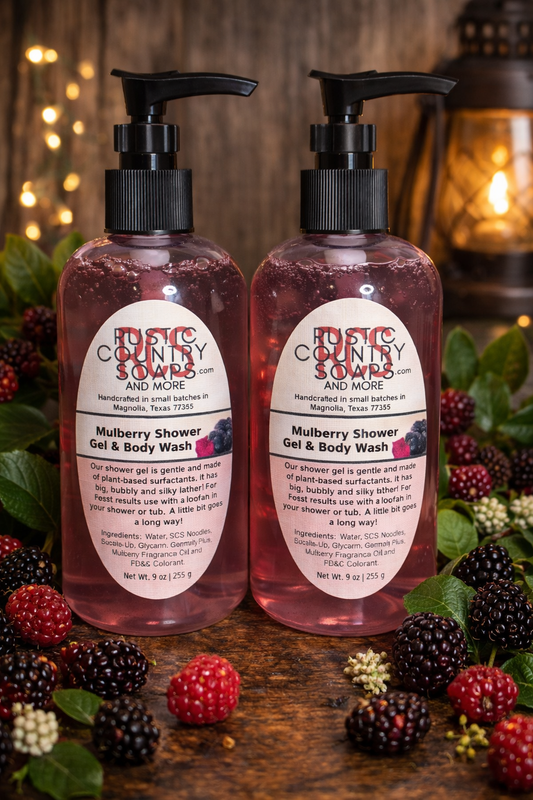 Mulberry Shower Gel • Body Wash • Hand Soap