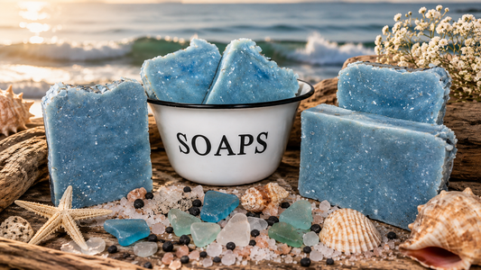 Navigate Ocean Mist Artisan Soap  Triple Sea Salt Hot Process Soap