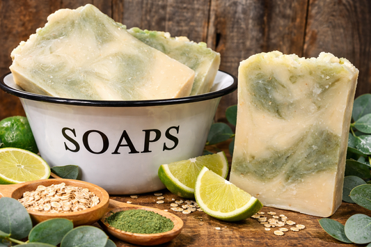 OUTBACK BAR SOAP - with Eucalyptus & Lime Essential Oils