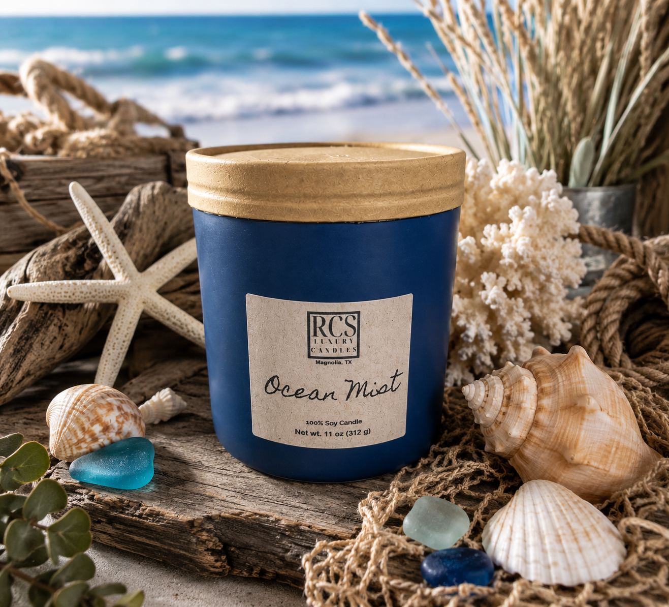 Ocean Mist Soy Candle