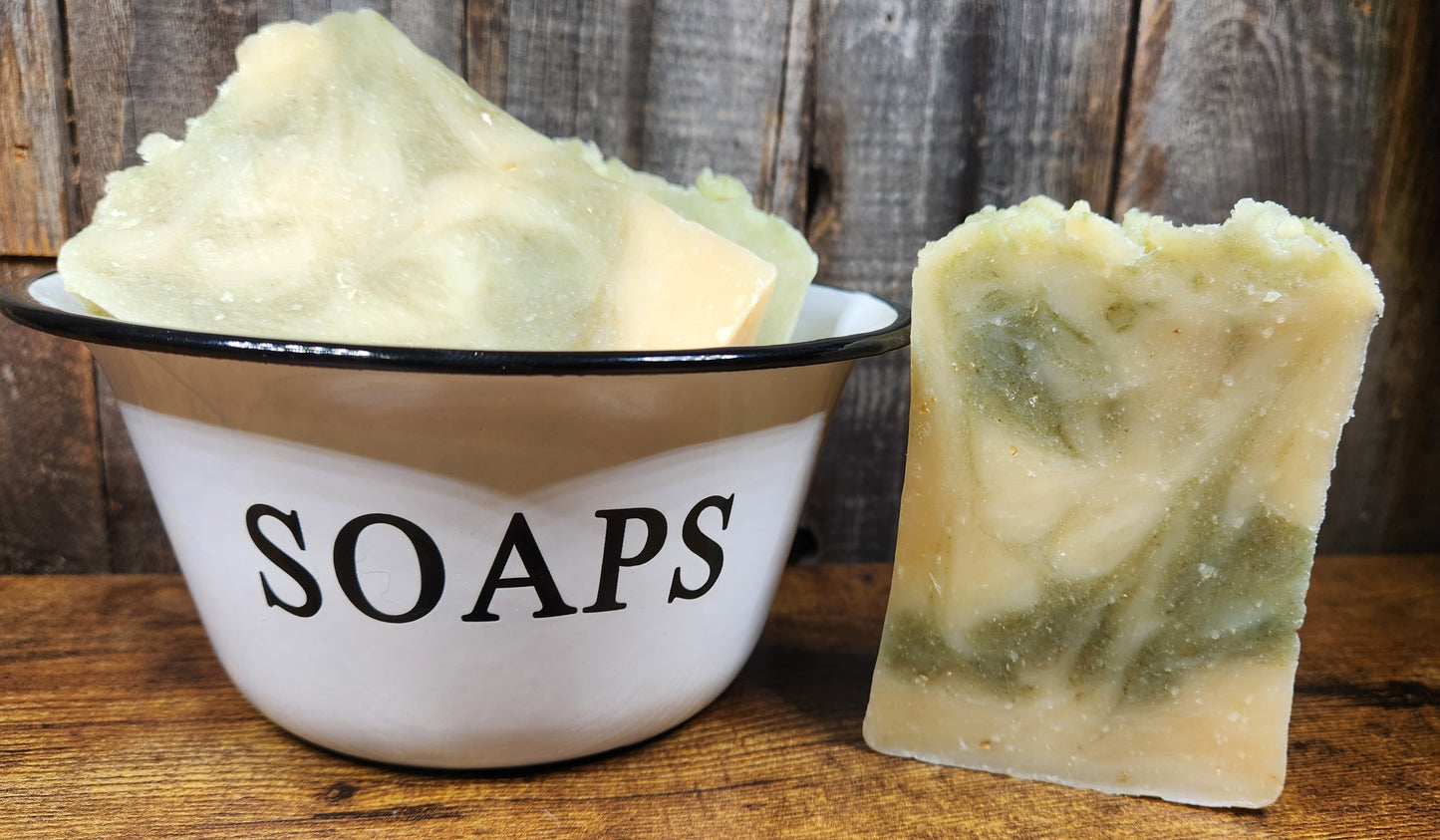 OUTBACK BAR SOAP - with Eucalyptus & Lime Essential Oils