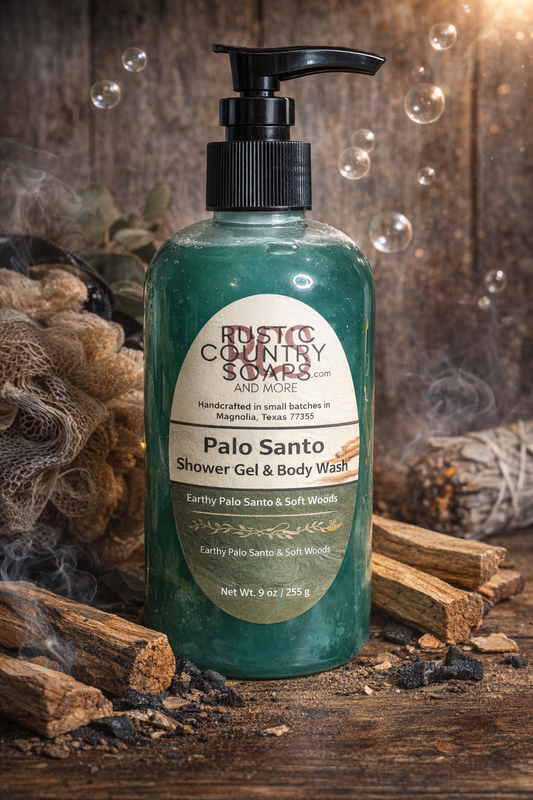Palo Santo Shower Gel • Body Wash • Hand Soap