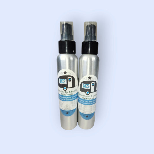 Smoked Cedar & Leather Body Spray