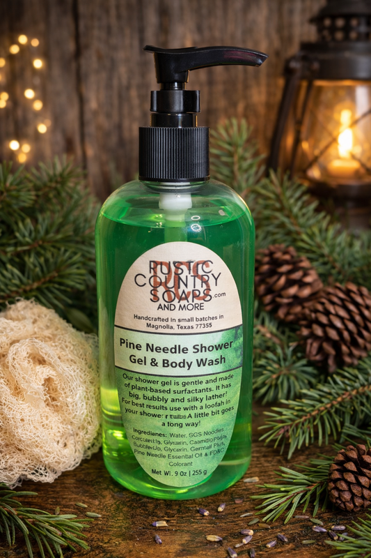 Pine Needle Shower Gel • Body Wash • Hand Soap
