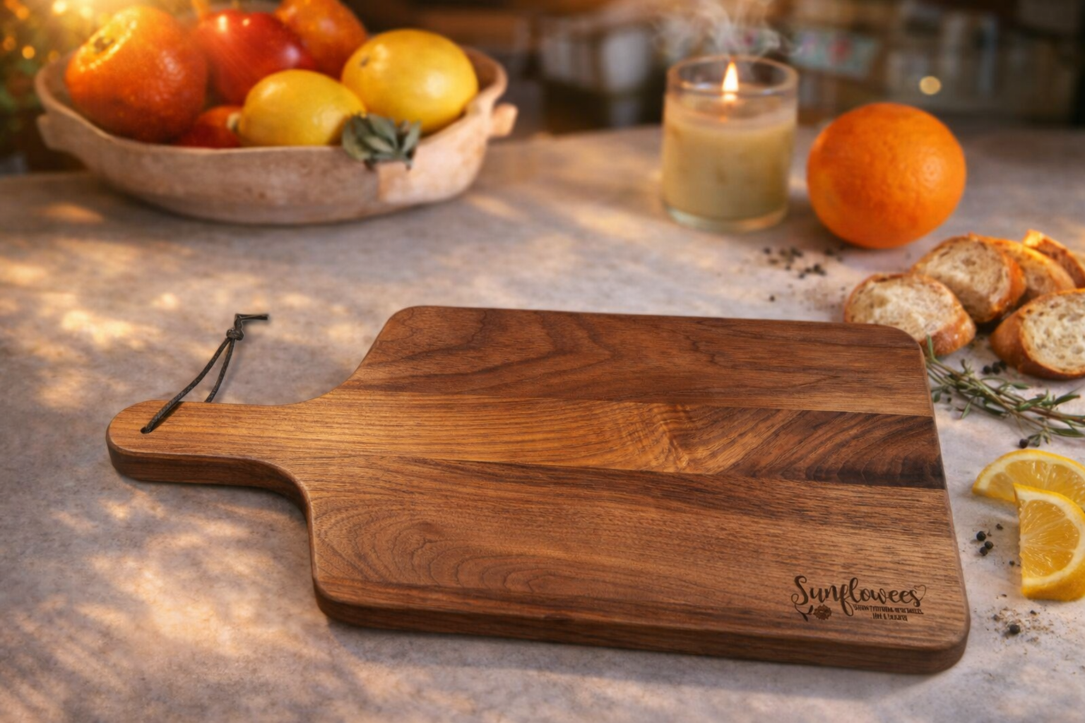 Premium Walnut Cutting Serving Board