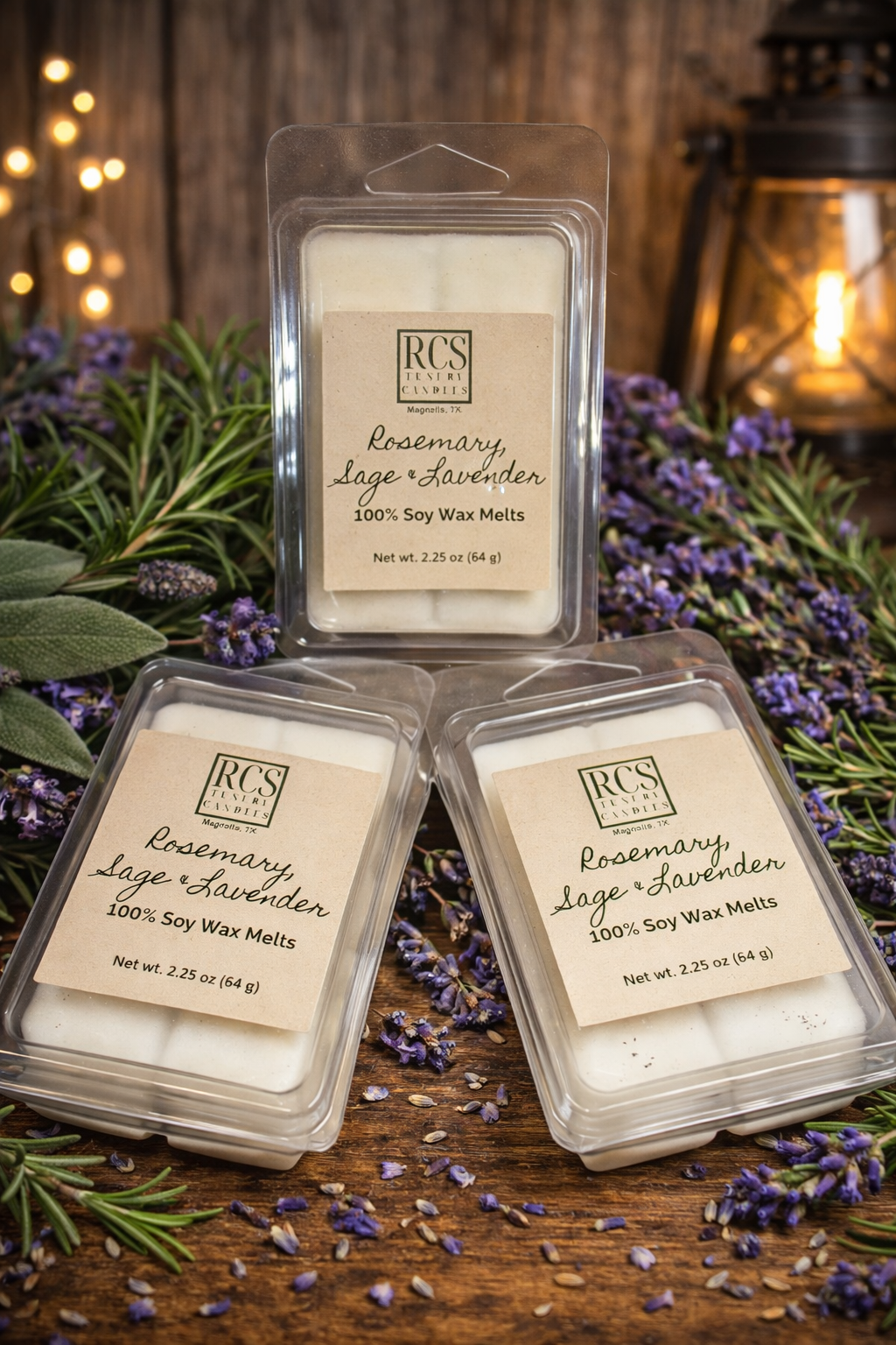 Rosemary, Sage & Lavender Wax Melts