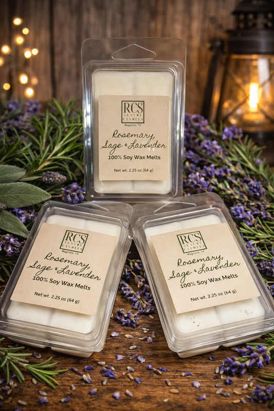 Rosemary, Sage & Lavender Wax Melts