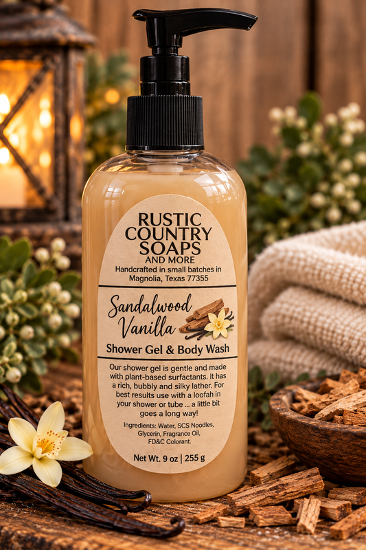 Sandalwood Vanilla Shower Gel