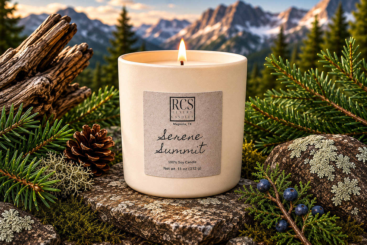 Serene Summit Soy Candle