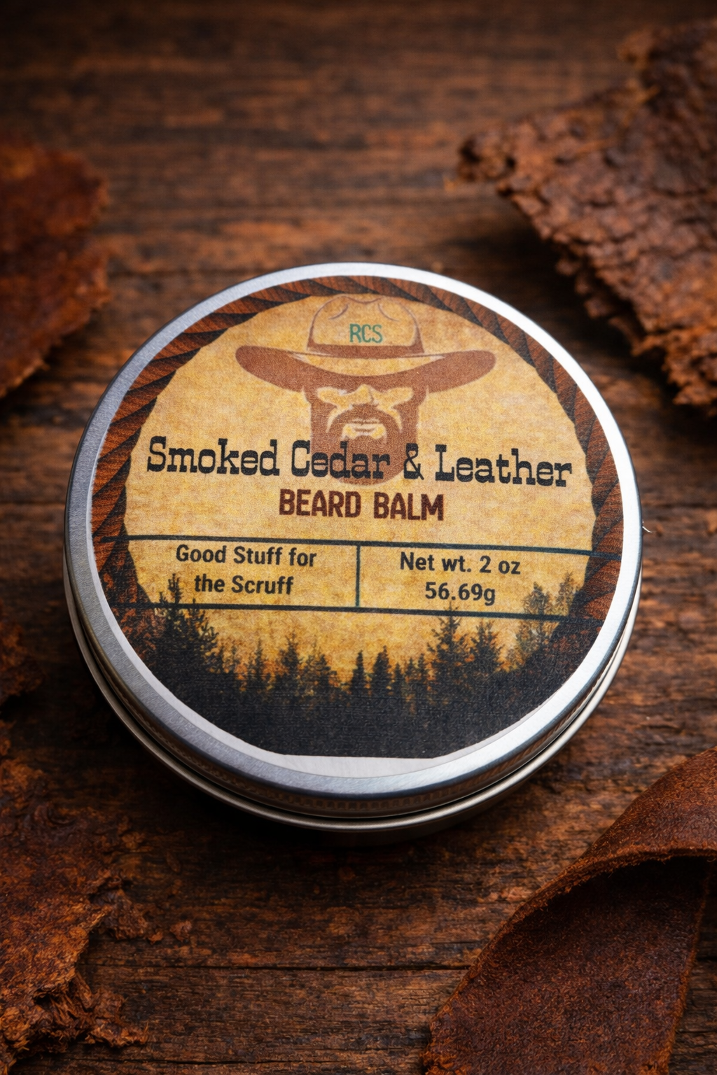 Smoked Cedar & Leather – Beard Balm