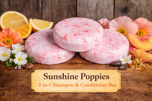 Sunshine Poppies 2 in 1 Shampoo/Conditioner Bar
