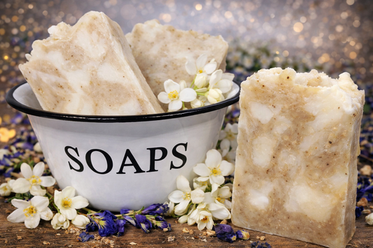 THAI BUTTERFLY Bar Soap - with butterfly pea flower powder